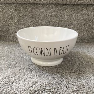Rae Dunn SECONDS PLEASE Bowl